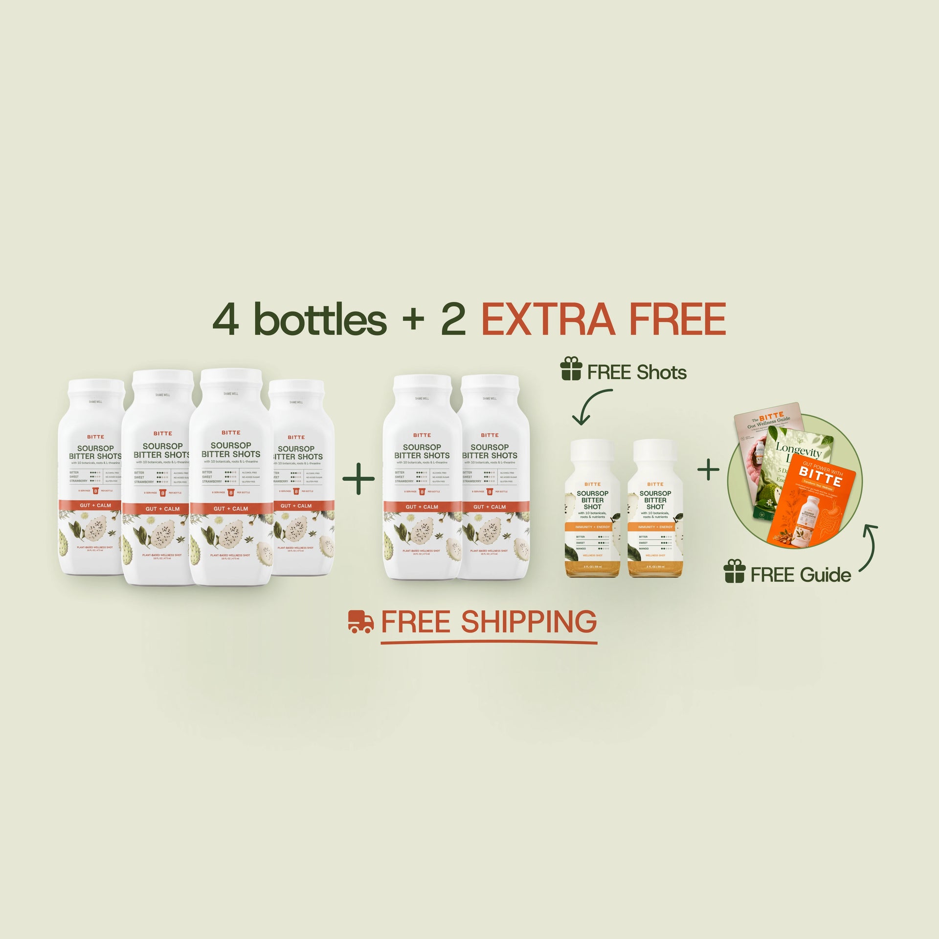 4+2 EXTRA FREE