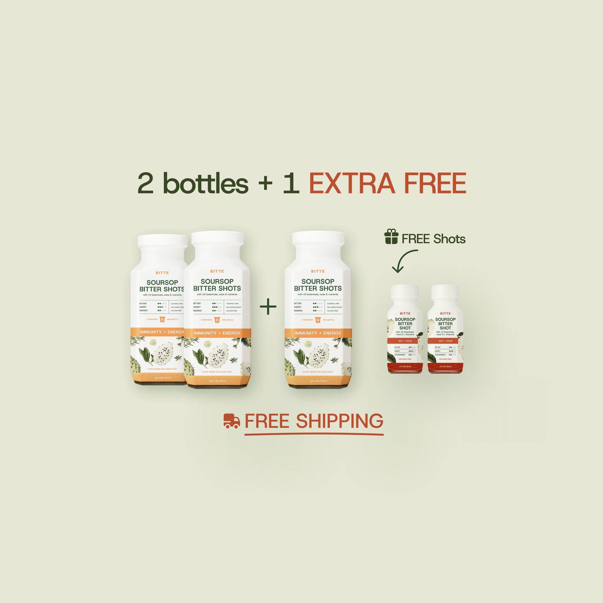 2+1 EXTRA FREE