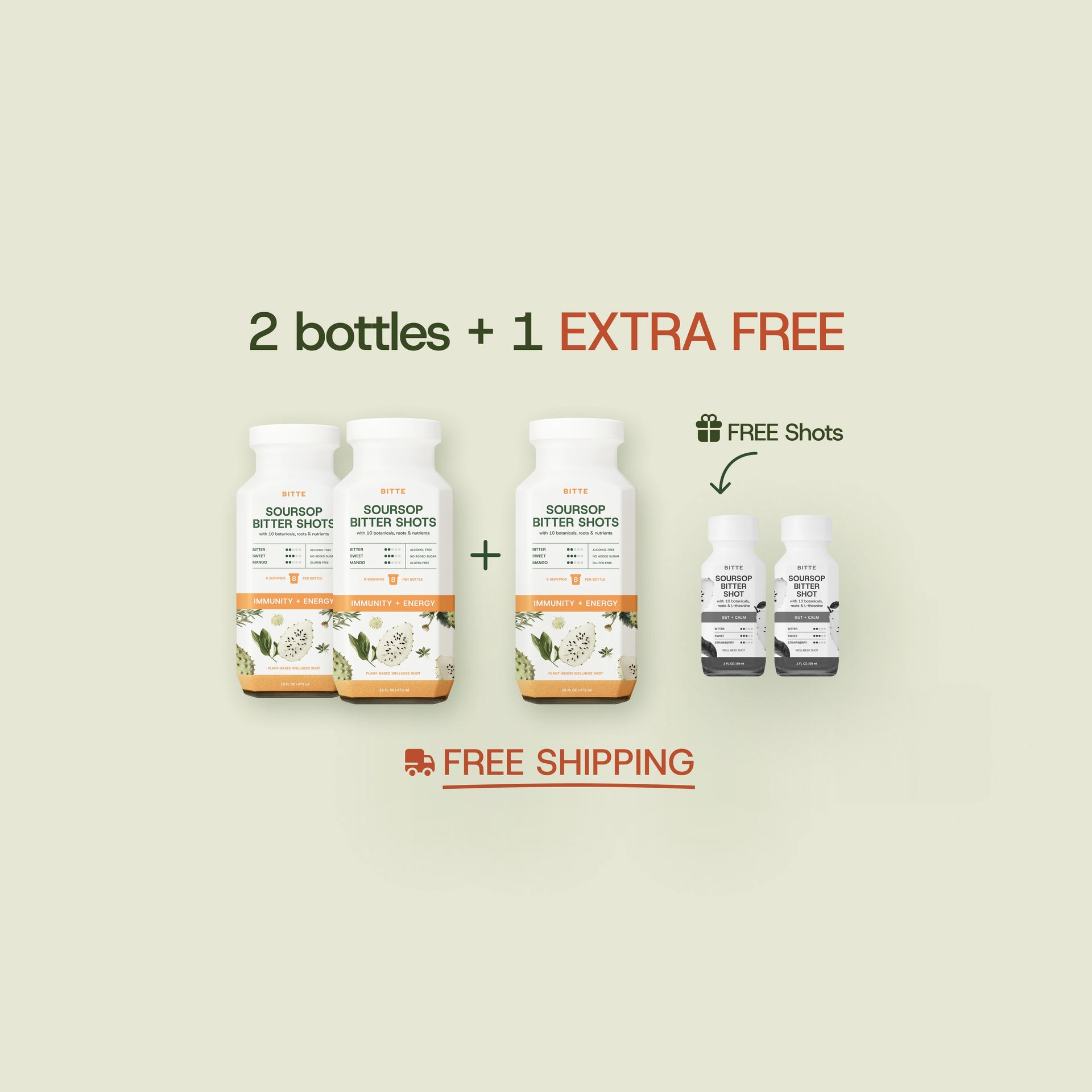2+1 EXTRA FREE