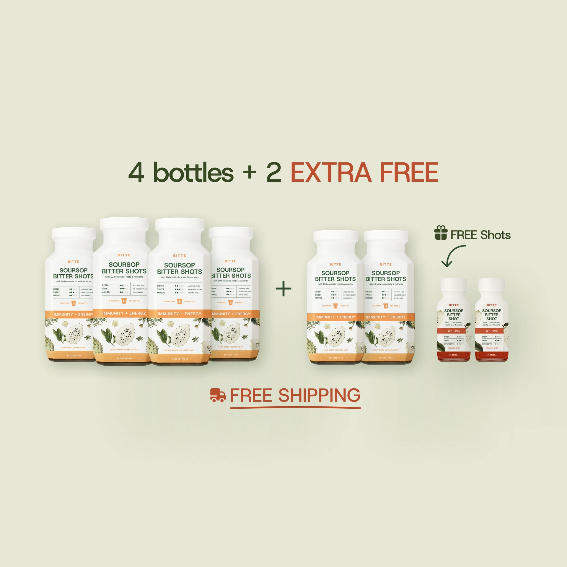 4+2 EXTRA FREE